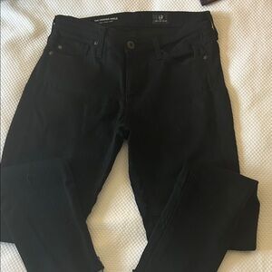 AG Adriano Goldschmied Black Ankle Jeans
